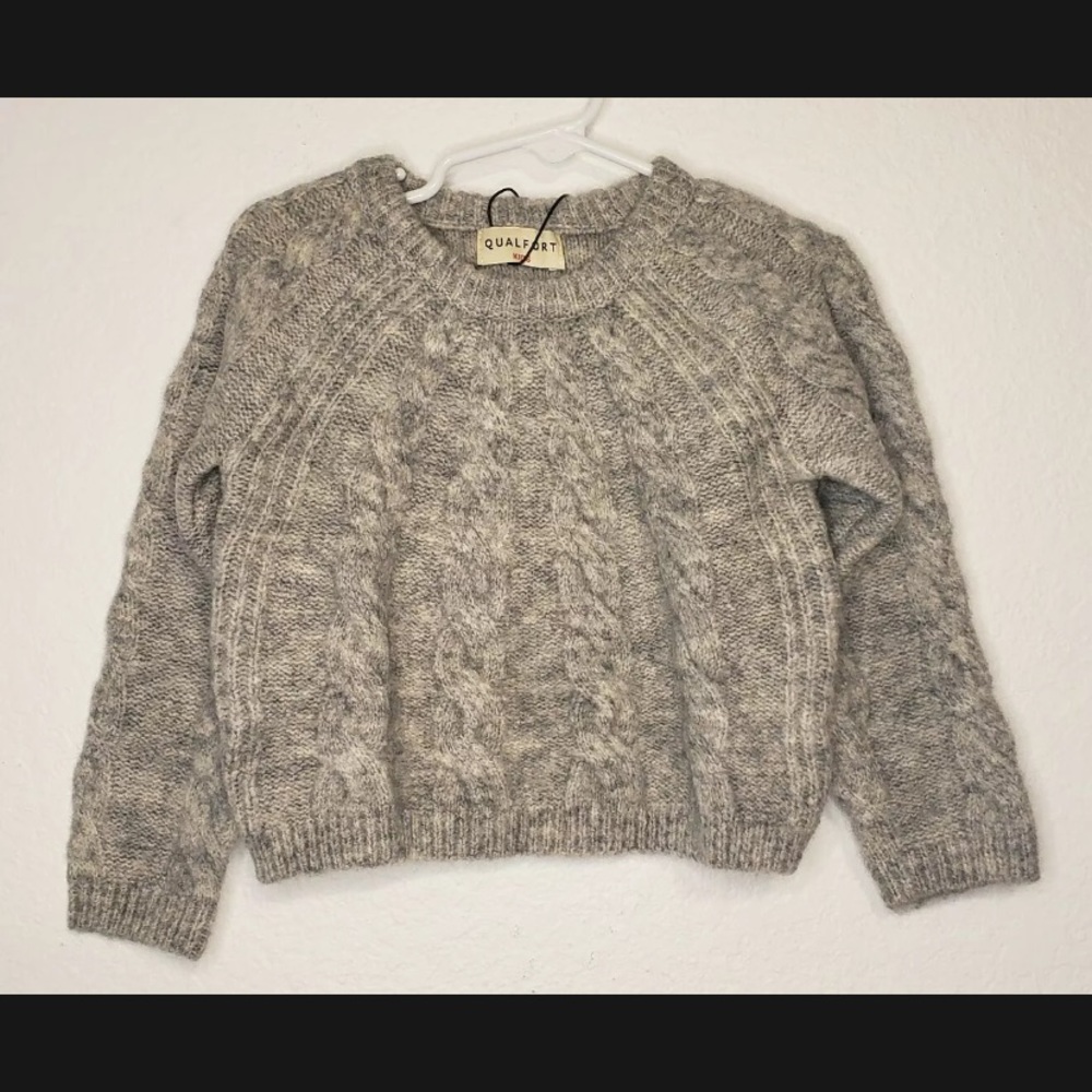Pullover Sweater Cable Knit Crewneck Sweater